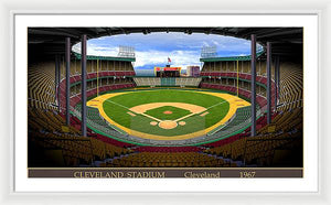 Cleveland Stadium 1967 - Framed Print