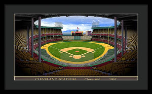 Cleveland Stadium 1967 - Framed Print