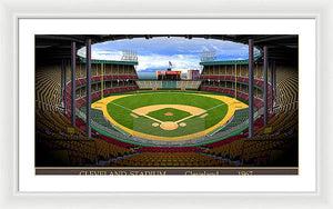 Cleveland Stadium 1967 - Framed Print