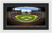 Load image into Gallery viewer, Cleveland Stadium 1967 - Framed Print
