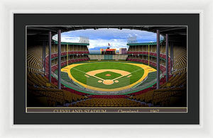 Cleveland Stadium 1967 - Framed Print