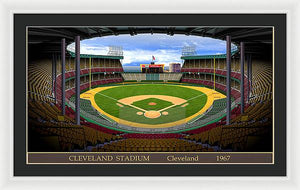 Cleveland Stadium 1967 - Framed Print