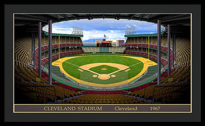 Cleveland Stadium 1967 - Framed Print