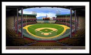 Cleveland Stadium 1967 - Framed Print