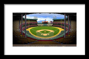 Cleveland Stadium 1967 - Framed Print