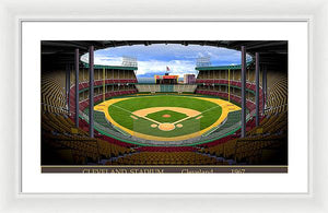 Cleveland Stadium 1967 - Framed Print