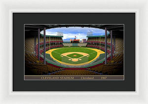 Cleveland Stadium 1967 - Framed Print