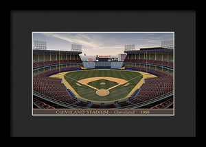 Cleveland Stadium 1988 - Framed Print