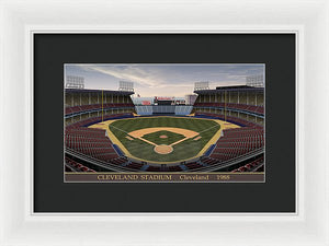 Cleveland Stadium 1988 - Framed Print