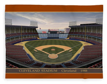 Load image into Gallery viewer, Cleveland Stadium 1988 - Blanket
