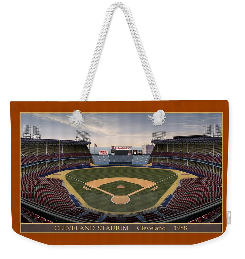 Cleveland Stadium 1988 - Weekender Tote Bag