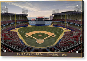 Cleveland Stadium 1988 - Acrylic Print