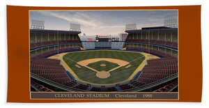 Cleveland Stadium 1988 - Beach Towel