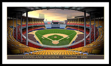 Load image into Gallery viewer, Cleveland Stadium 1990 - Framed Print
