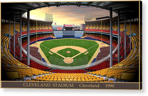 Cleveland Stadium 1990 - Acrylic Print