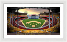 Load image into Gallery viewer, Cleveland Stadium 1990 - Framed Print
