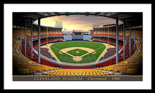 Load image into Gallery viewer, Cleveland Stadium 1990 - Framed Print
