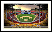 Load image into Gallery viewer, Cleveland Stadium 1990 - Framed Print
