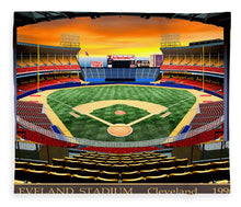 Load image into Gallery viewer, Cleveland Stadium 1990 - Blanket
