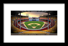 Load image into Gallery viewer, Cleveland Stadium 1990 - Framed Print
