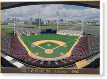 Load image into Gallery viewer, Colt .45 Stadium 1962 - Canvas Print
