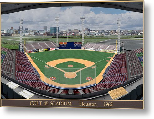 Colt .45 Stadium 1962 - Metal Print