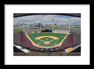 Colt .45 Stadium 1962 - Framed Print