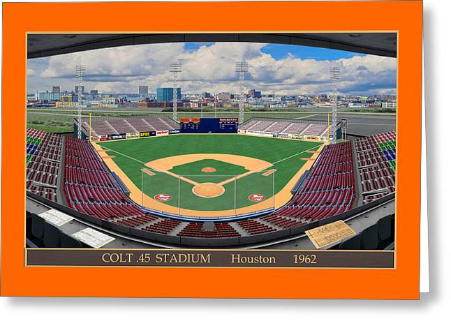 Colt .45 Stadium 1962 - Greeting Card