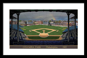 Columbia Park 1905 - Framed Print