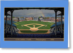 Columbia Park 1905 - Greeting Card