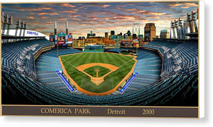 Comerica Park 2000 - Canvas Print