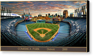 Comerica Park 2000 - Canvas Print