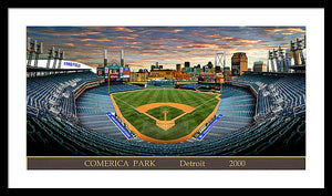 Comerica Park 2000 - Framed Print