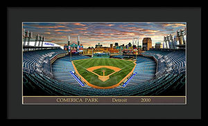 Comerica Park 2000 - Framed Print