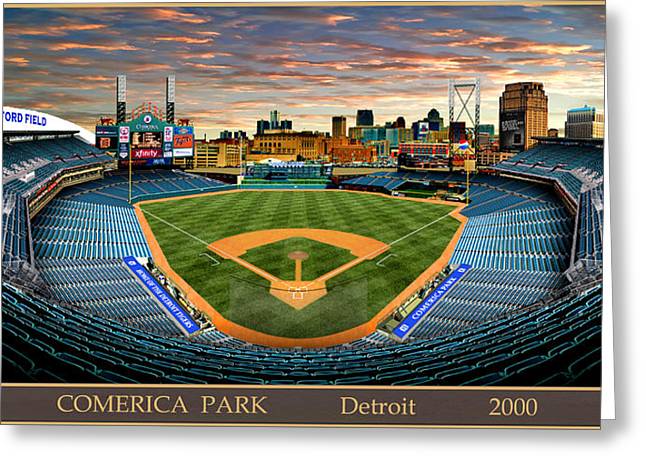 Comerica Park 2000 - Greeting Card