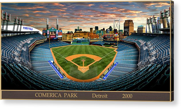 Comerica Park 2000 - Acrylic Print