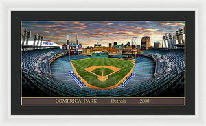 Comerica Park 2000 - Framed Print