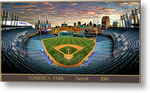 Comerica Park 2000 - Metal Print