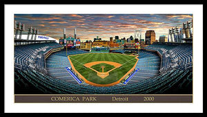 Comerica Park 2000 - Framed Print