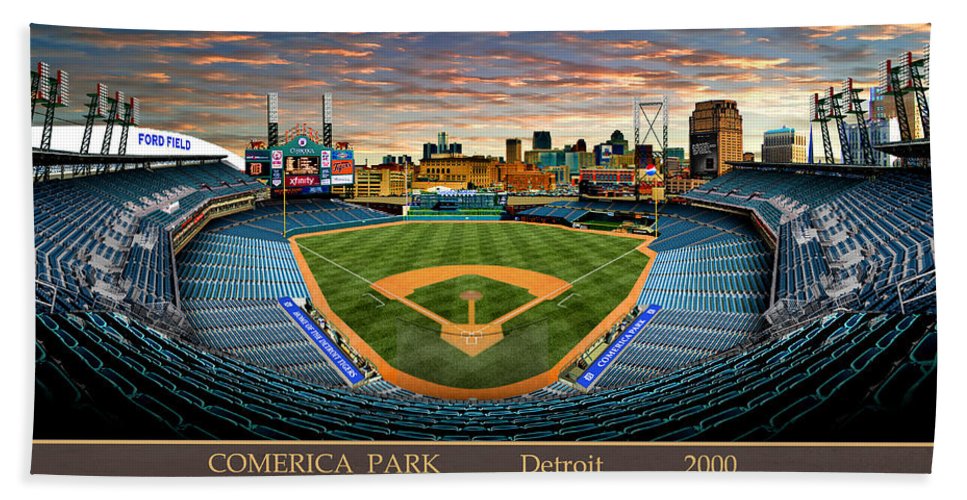 Comerica Park 2000 - Beach Towel