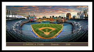 Comerica Park 2000 - Framed Print