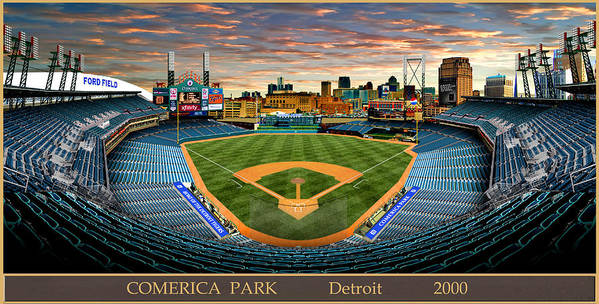 Comerica Park 2000 - Art Print