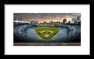 Comerica Park 2000 - Framed Print