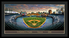 Load image into Gallery viewer, Comerica Park 2000 - Framed Print
