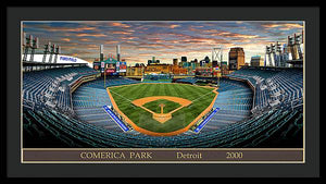 Comerica Park 2000 - Framed Print