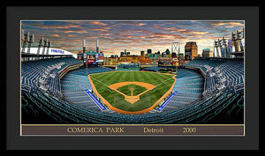 Comerica Park 2000 - Framed Print