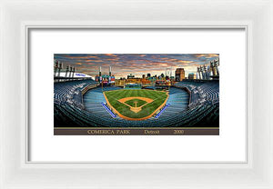 Comerica Park 2000 - Framed Print