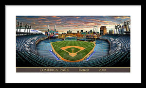 Comerica Park 2000 - Framed Print