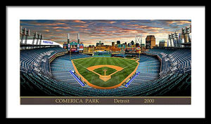 Comerica Park 2000 - Framed Print