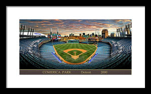 Comerica Park 2000 - Framed Print